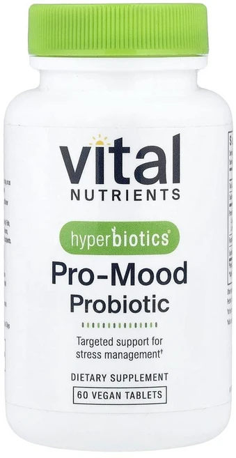 바이탈 뉴트리언츠 하이퍼바이오틱스 프로-무드 유산균 Vital Nutrients Hyperbiotics® Pro-Mood Probiotic 60정, 1개 - 쿠팡
