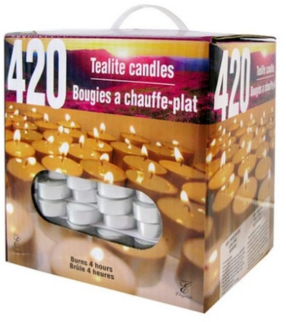 코스트코 티라이트 탈취 카페 홈 캔들 미니양초 100개, 티라이트 100개