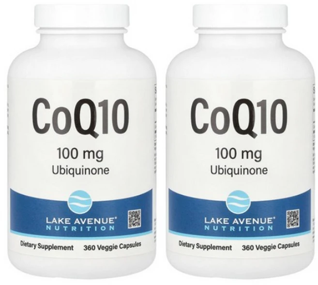 캘리포니아 골드 뉴트리션 CoQ10 USP 등급 유비퀴논 100mg 식물성 캡슐 360정, 2개 - 쿠팡