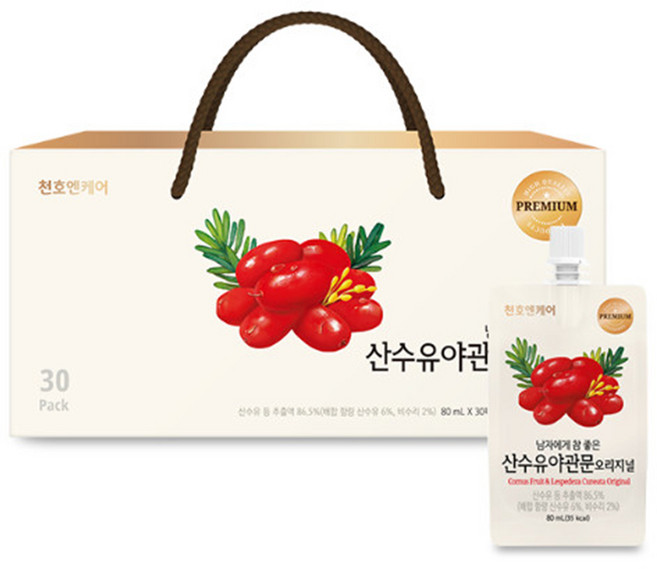 천호엔케어 산수유 야관문 오리지널, 40개, 80ml