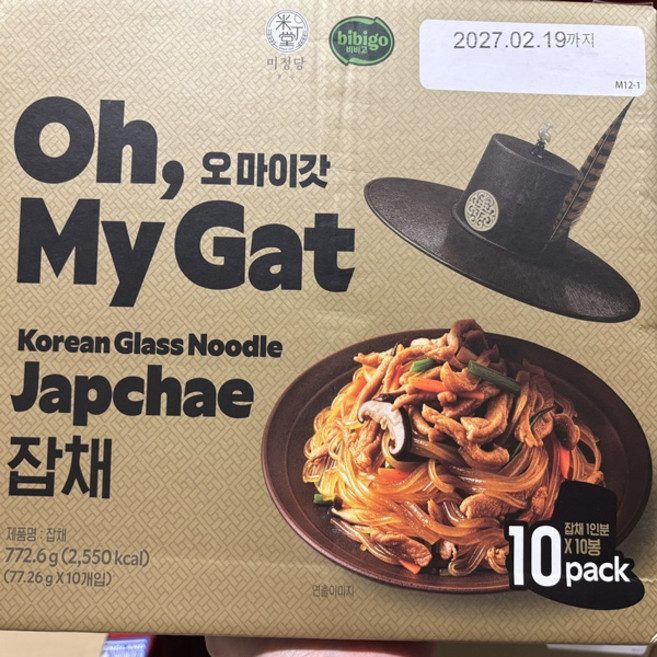 CJ 비비고 오마이갓 잡채 코스트코 밀키트 간편식, 1개, 772.6g
