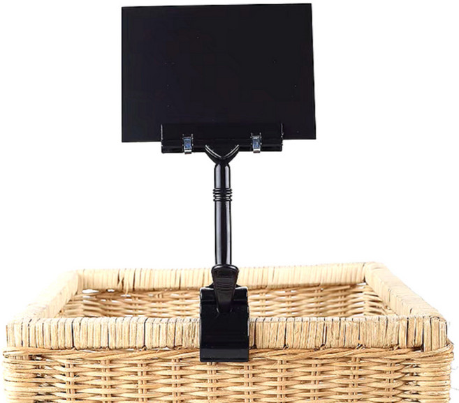 일상채움 A6 쇼케이스 POP 집게 보드 메모판 일체형 2p, 1세트, 1개