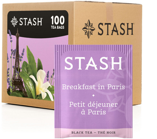 스태쉬 티 브렉퍼스트 인 파리 블랙 티 100개 티백 상자 스태쉬 티 브렉퍼스트 인 파리 블랙 티 100개 티백 상자, 1개