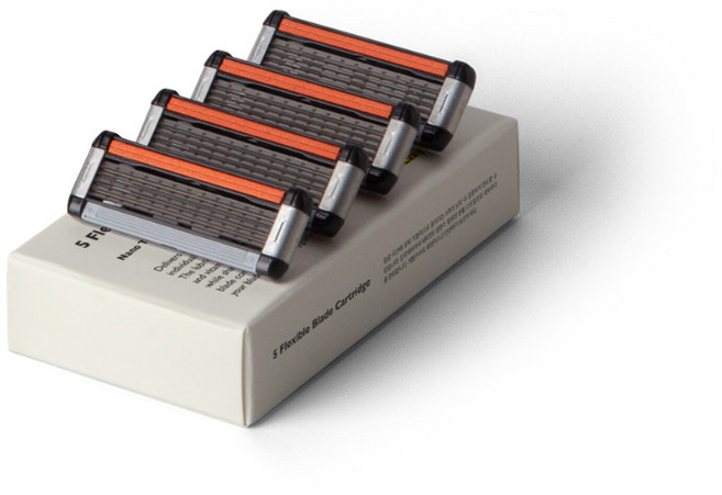 레이지소사이어티 5중날 카트리지, 1개, 4개입