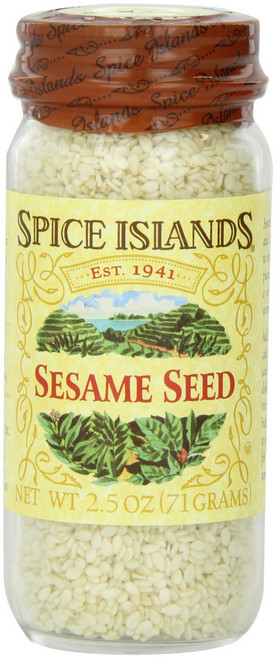 스파이스 아일랜드 참깨 통 흰색 2.5온스 (3개 팩) 스파이스 아일랜드 참깨 통 흰색 2.5온스 (3개 팩), 1개, 70g, 1개입