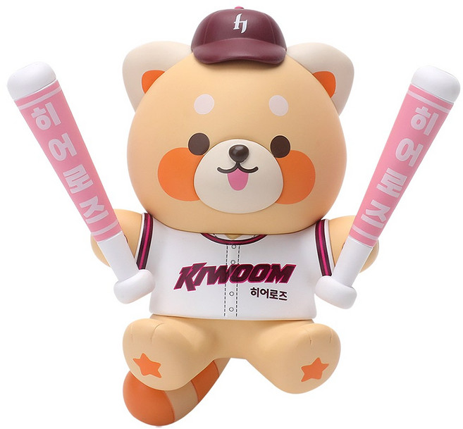 [한정수량]KBO 최강레시2 차량용방향제 송풍구형 크보 야구 굿즈, 키움히어로즈, 1개
