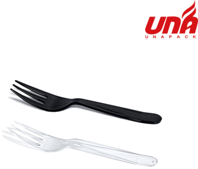 TY-샐러드포크 벌크포장 투명, 1개, 4000개