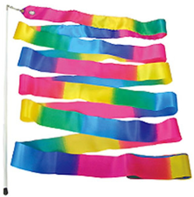 초등학교 청소년 어린이 행사 체육 공연 리듬체조 스틱 리본막대 6m 유아체육 교구