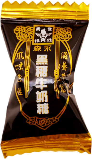 森永 黑糖牛奶糖 獨立包裝, 600g, 1套