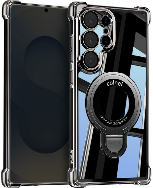 갤럭시 s25 울트라 s24 s23 ultra 2배자력 투명 맥세이프 거치대 케이스