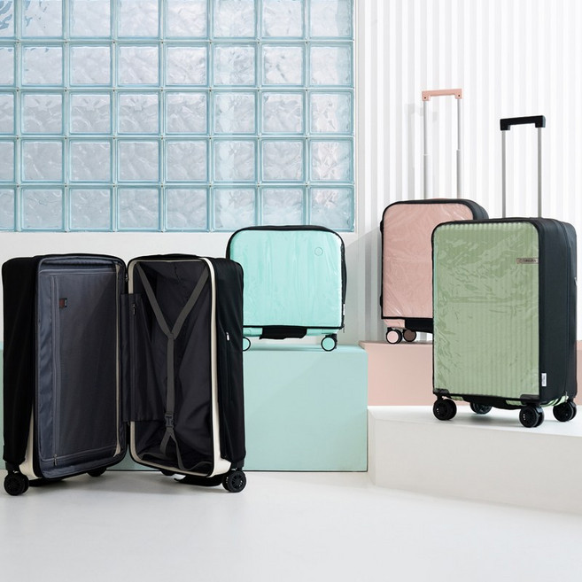 벗길필요없는 일체형 스판캐리어 보호커버 20인치 24인치 26인치 방수커버