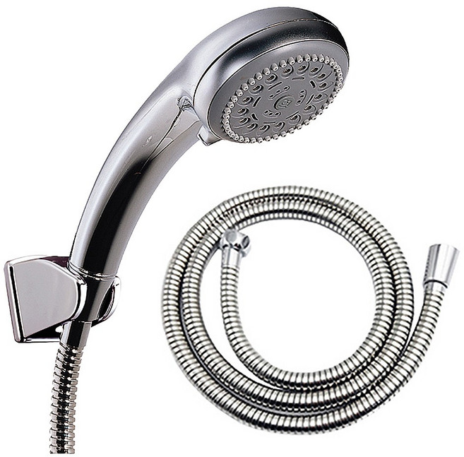 도비도스 PF-079C 3기능 샤워헤드 + 국산 황동스텐 샤워호스 2M 세트, 혼합, 1개