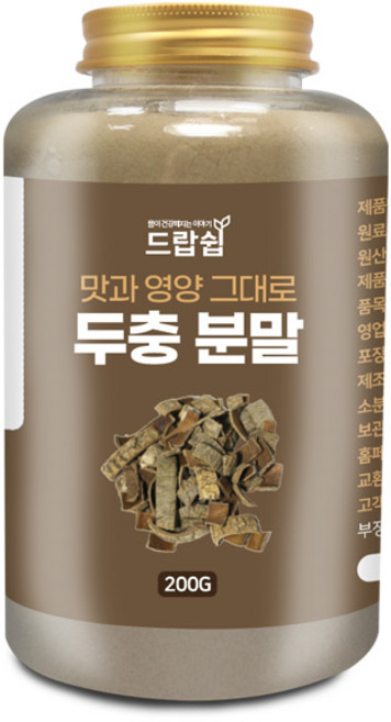 두충 분말(국산) 200g(통) 두충 나무껍질 가루 선식 한방, 200g, 1개