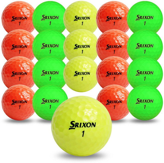 아토스포츠 스릭슨 컬러 A-등급 로스트볼, 20개, 1개