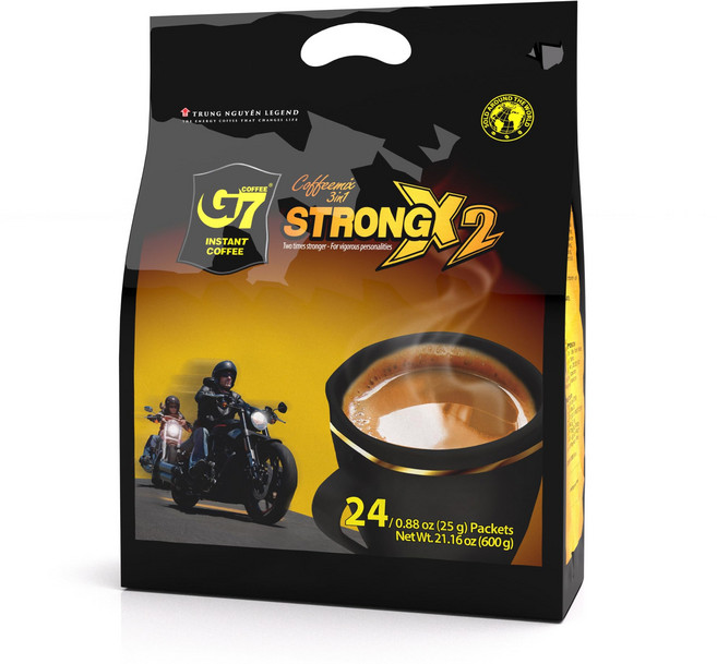 TRUNG NGUYEN G7 3-IN-1 STRONG X2 TRUNG NGUYEN G7 3-IN-1 STRONG X2 Instant Coffee for Energy Boost -, 1개