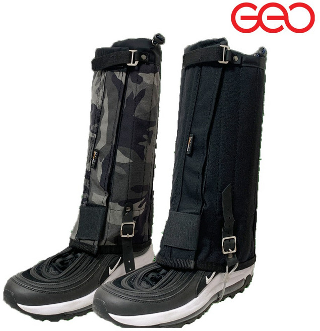 스패츠 등산 심마니 각반 작업 예초 벌초 뱀각반 약초 산행 안전용품, 블랙