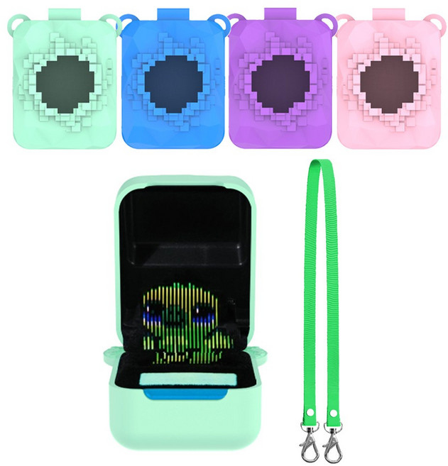 큐비찌 매지컬 케이스 스트랩포함 Bitzee 악세사리, 블루, 1개