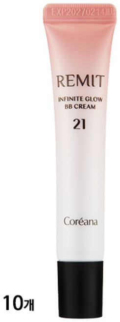 레미트 인피닛 글로우 비비 크림 SPF 50+ PA+++, 21호, 15g, 10개