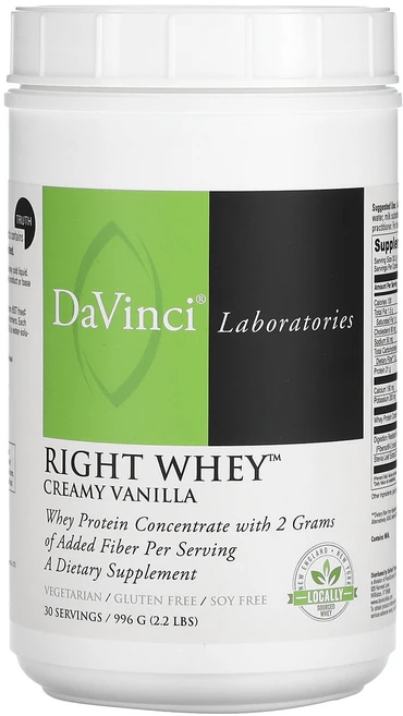 다빈치 랩 오브 버몬트 Right Whey 크리미 바닐라 996g, 5개 - 쿠팡