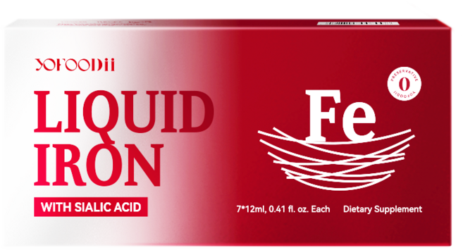 홍연철 액상 철분제 고흡수율 여성 철분 영양제 [한국 제조] YOFOODII 마시는 철분 7개입 변비없음 임산부 빈혈철분제, 1박스, 84ml