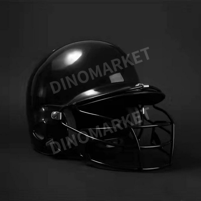 소형 야구 헬멧 보호대, H.주니어 검정(안면보호구 포함)
