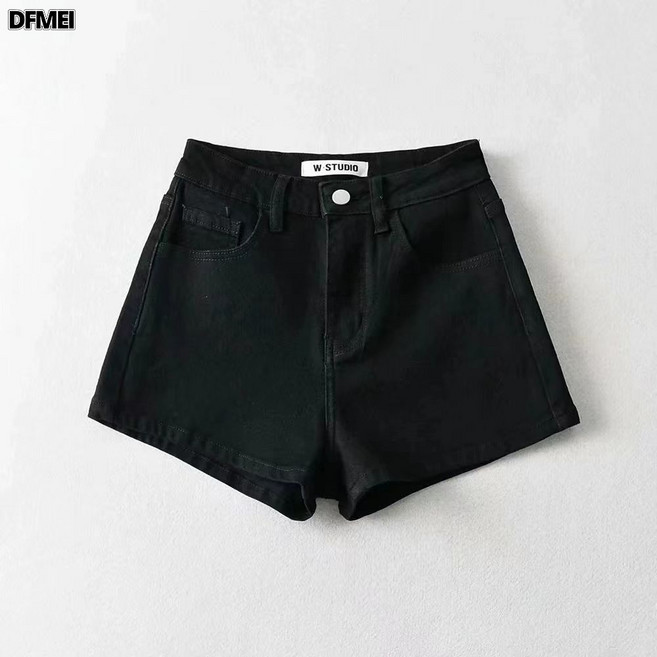 DFMEI 牛仔短褲女夏季新款韓版彈力歐美緊身提臀小個子春季百搭熱褲潮