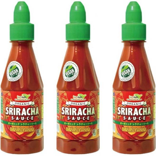 소스 가파오 가파오의 원료 200g JAS 인증 비건 글루텐 프리 정통 태국산 오가닉, 유기농 시라차 소스, 3개 세트