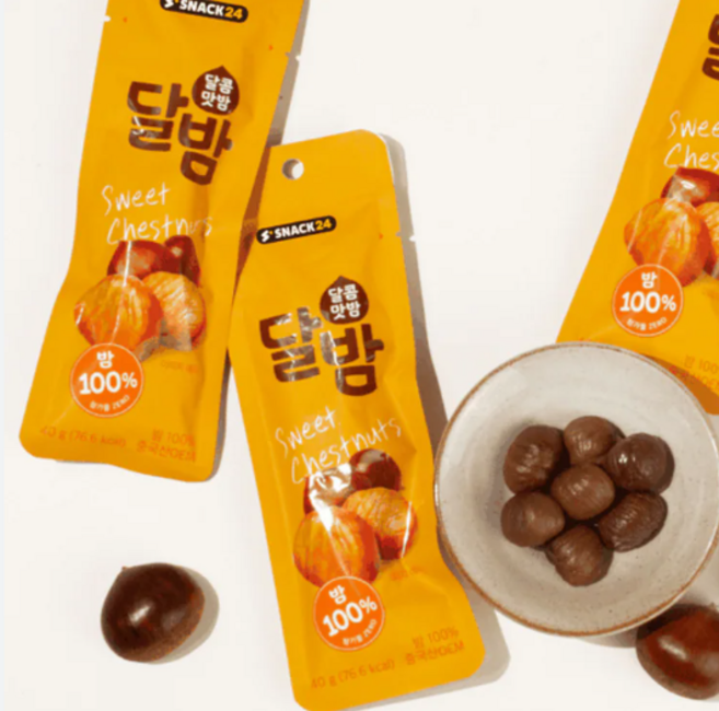 에잇 건강간식 달콤맛밤 달밤 1개입, 40g, 5개