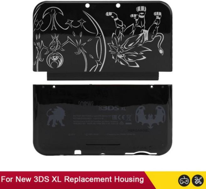 한정판 A & E 페이스플레이트 상단 및 하단 플라스틱 전면 후면 커버 케이스 신형 3DS XL/LL 콘솔 하우징, 1개