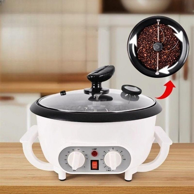 볶음기 깨볶는 기계 견과류 원두 가정용 로스팅기 카페 회전, 받침형