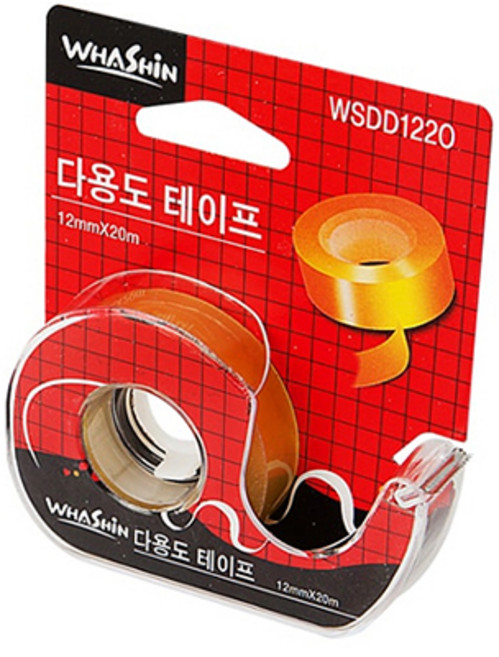 예스통상 [다용도 코팅필름 모음전] 부모님과 아이가 함께쓰는 구성, 다용도 테이프 12mmx20M /단품