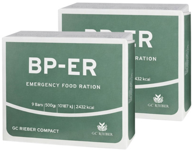 BPER 2375kcal 노르웨이 전투식량 압축식량 비상식량 2개 32년 2월, 500g