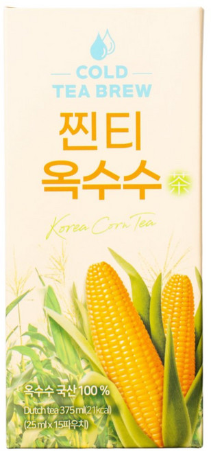 찐티옥수수 원액, 1개, 15개입