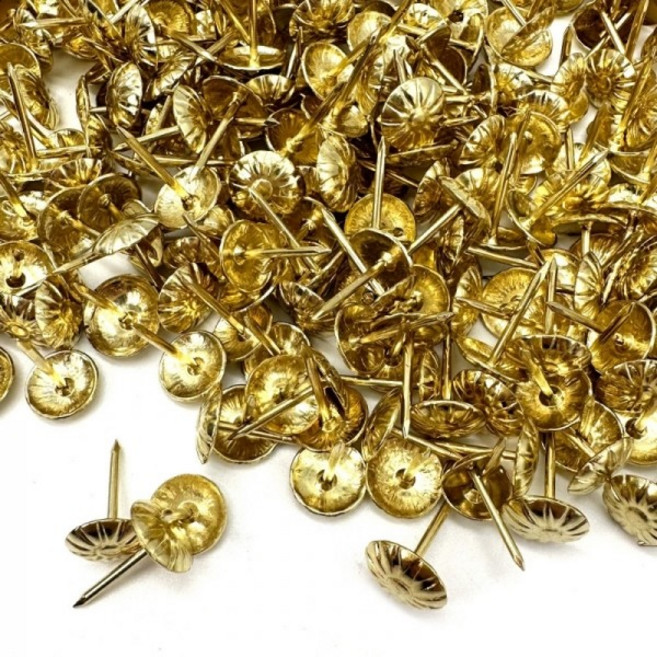 아이베란다 장식용 압정 못 가구 소품용 골드, 10개