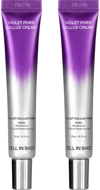 [셀인샷] 바이올렛 PDRN 캘러스 크림, 2개, 20ml