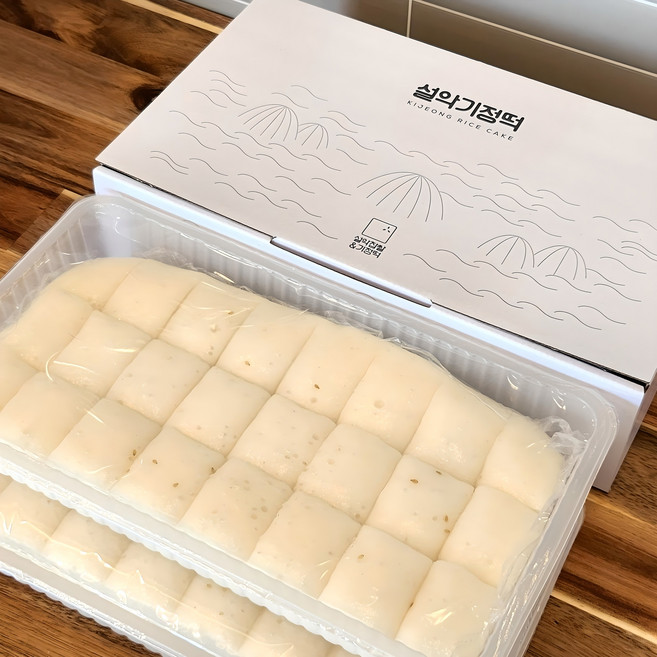 설악기정떡 기정떡1.5KG 48조각 속초시 술떡 기증 증편 답례떡 식사대용 떡집 기주떡 명절선물, 1박스, 1.5kg