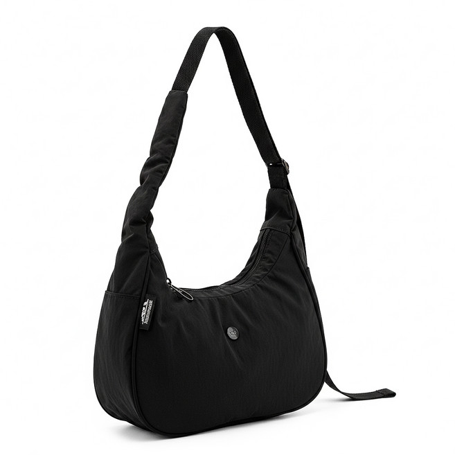 듀엘라 올리오 나일론 호보백 경량 크로스백 데일리 숄더백 반달백 가벼운 여성 여행용 보부상 가방