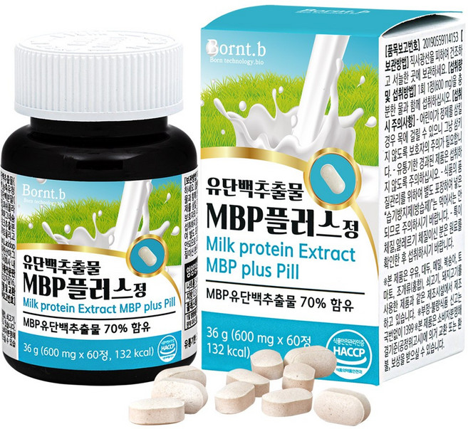본트비 유단백 추출물 MBP 플러스정 36g, 1개