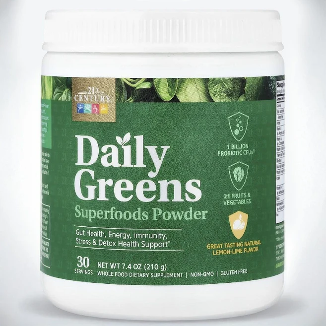 21세기 센트리 슈퍼푸드 비타민 C D3 유산균 아슈와간다 식이섬유 디톡스 분말 210g - 쿠팡