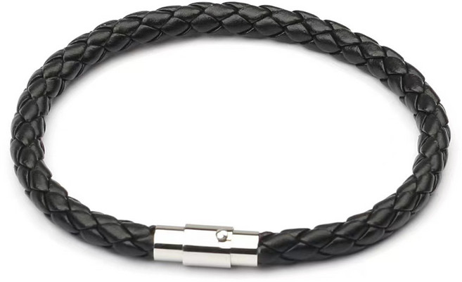 심플스타일 소가죽 팔찌 두꺼운 가죽 매듭팔찌 자석 버클 커플 우정 기념 팔찌 남여공용 끈팔찌GSL0319