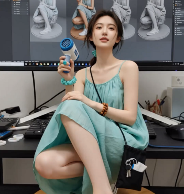 리브드팟 전신 3D 실사 커스텀 피규어 주문제작 디테일 인물사진, 1개