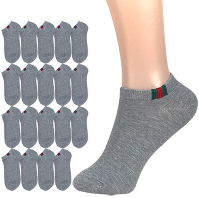 올리싹 10+10 대용량 여성용 국산 삼선 스니커즈 발목 양말