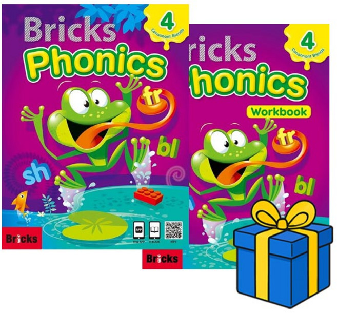 [브릭스 파닉스] Bricks Phonics Level 4 세트 Student Book+Workbook (총 2권)