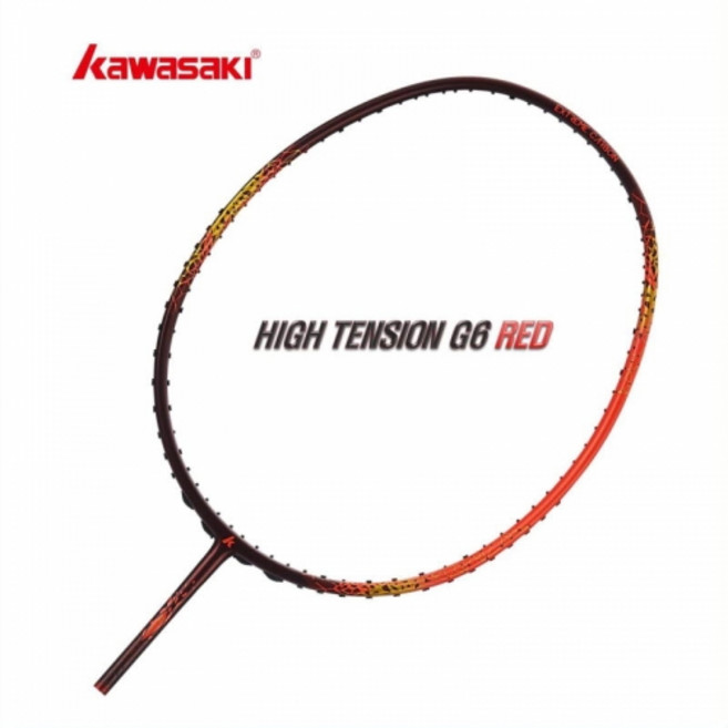 가와사키 배드민턴 라켓 레드, 1개, HIGHTENSION G6