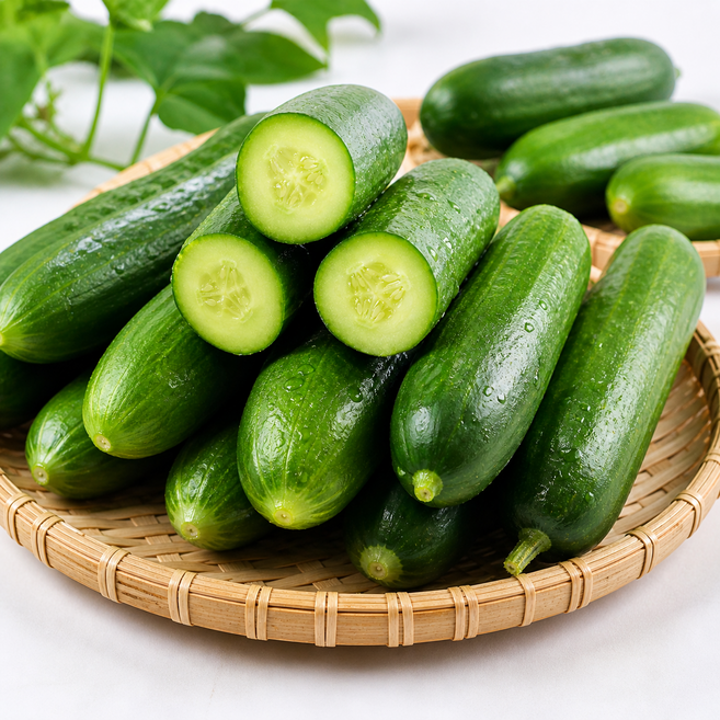 윤스푸드 미니오이 산지직송 500g 1kg 2kg, 1박스