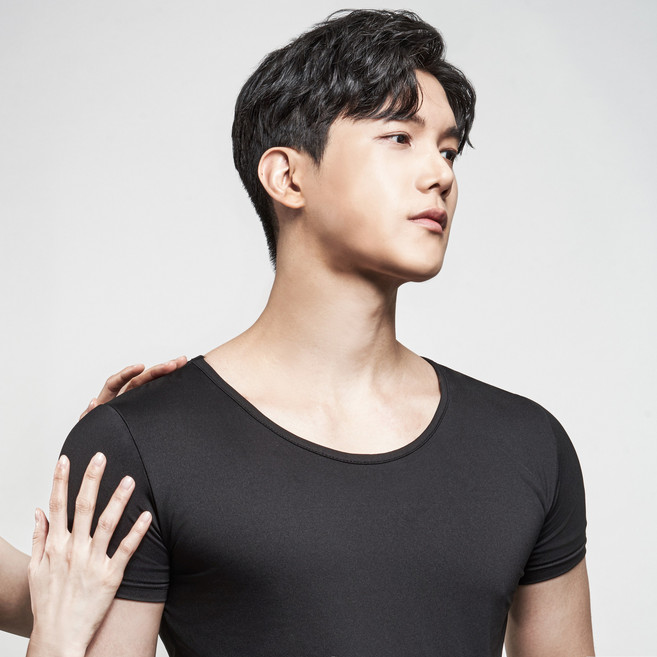 디바라 +3CM 남자 어깨뽕 보정속옷 티셔츠 런닝 쿨 핏체인저