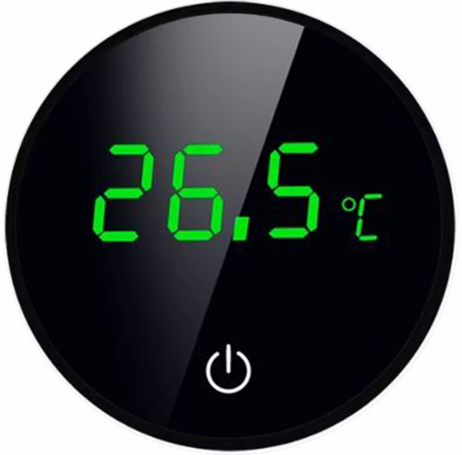 TJY 어항 수조 아웃사이드 외부벽면 부착형 디지털 온도계, 1개