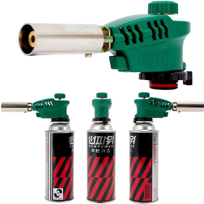 코비카 블레이징 토치 KS-1005, 초록색, 1개