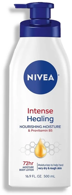 Nivea 니베아 인텐스 힐링 72hr 보습 바디로션 건성피부 500ml, 1개 - 쿠팡
