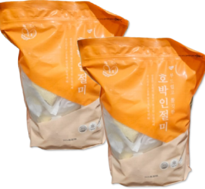 7위 - 창억 호박인절미 개별포장떡, 1.25kg, 2개